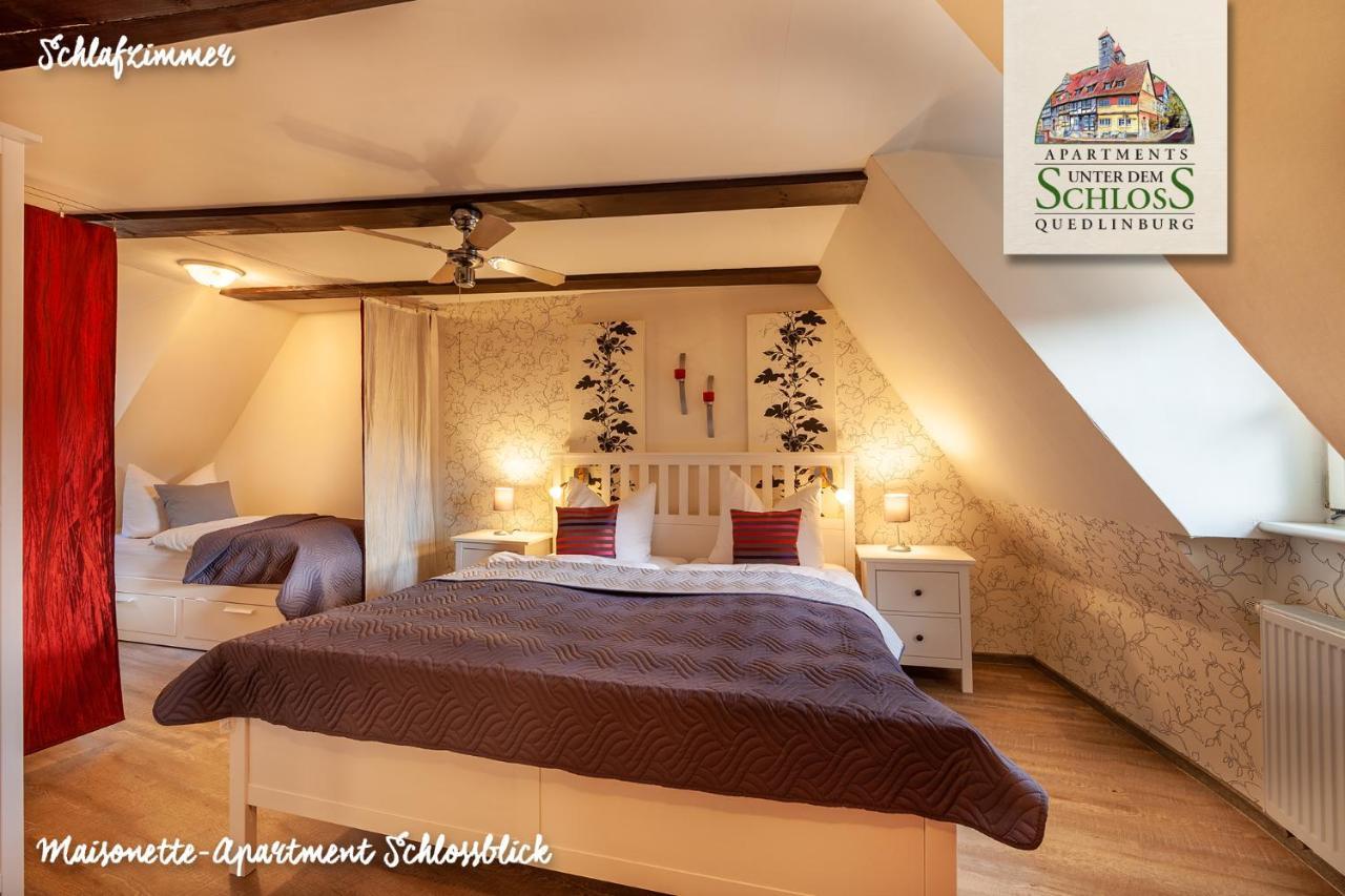 Apartments Unter Dem Schloss Quedlinburg Kültér fotó